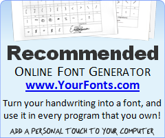 Promote YourFonts